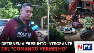 Alleged "Comando Vermelho" member arrested