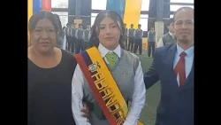 Antonio Peña Celi Educational Unit presented its standard-bearers and held the Oath to the Flag c...