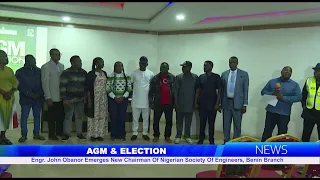Engr. John Obanor Emerges New Chairman Of Nigerian Society Of Engineers, Benin Branch