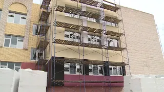 School No. 4 in Rodniki is almost halfway through renovations