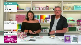 11/07/2026 HobbyMaker Live-Diamond Press, Sizzix Birthday, Crafter's Companion, Personal Impressions