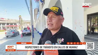 Áncash: Traffic inspectors on the streets of Huaraz