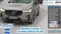 Ninsorile și viscolul au cuprins jumătate din țară. Peste 500 de oameni au cerut ajutorul