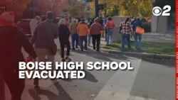 Boise High cleared of threats after evacuation