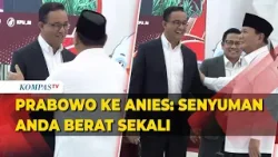 Momen Prabowo Gemas Sapa Anies Baswedan Usai Pidato di KPU