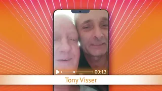 TV Oranje app video message - Tony Visser