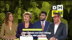 Het Debat van Den Haag | De grote vier partijen: Hart voor Den Haag, GroenLinks-PvdA, D66 en de VVD