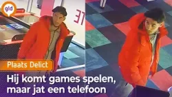 Hij komt gamen, maar jat een telefoon I Plaats Delict