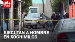 Shooting today in Xochimilco: Man murdered in direct attack by suspects on two motorcycles