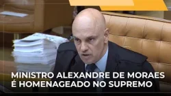 JJ – Ministro Alexandre de Moraes é homenageado pelos nove anos no STF