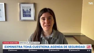Former Minister Tohá questions security agenda | 24 Horas TVN Chile