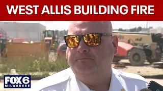 West Milwaukee structure fire; West Allis asst. fire chief provides briefing | FOX6 News Milwaukee