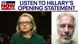 LISTEN to Hillary Clinton's opening statement in her Epstein deposition