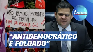 6x1: Davi Alcolumbre restricts social media comments to avoid backlash from voters