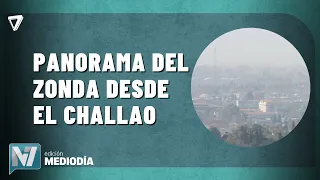 STUNNING VIEW | This is how the Zonda wind arrival looks from El Challao