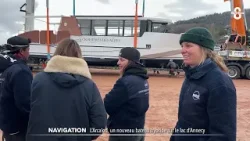 L'Arcalod fait son arrivée sur le lac d'Annecy