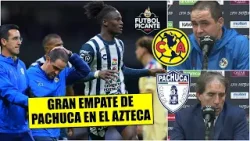 AMÉRICA 1-1 PACHUCA. Jardine, FRUSTRADO. Almada y su EXCELENTE plan en el Azteca | Futbol Picante