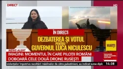 The moment Romanian pilots shoot down two Russian drones