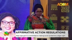 Affirmative Action Regulations: Veep says gov't is committed to making social protection legal.