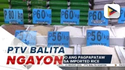 PBBM, suportado ang pagpapataw ng price cap sa imported rice