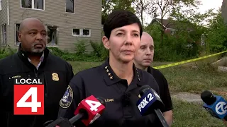 Detroit police Assistant Chief Kari Sloan talks quadruple shooting on city's east side