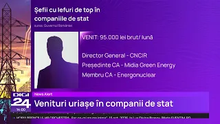 Cât câștigă șefii companiilor de stat: unul depășește 100.000 de lei pe lună