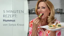 Sonya Kraus' Geheimrezept: Blitzschneller & köstlicher Hummus für jede Gelegenheit! #Vegan