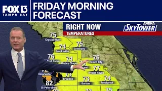 Tampa weather | Friday morning forecast