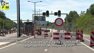 Hubertustunnel dicht: boete aannemer 2,5 miljoen - ADO zoekt op slotdag versterking