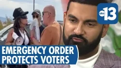 Judge Bans 'Bullhorn Becky' From Desert Breeze After Voter Intimidation