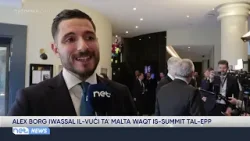 Alex Borg iwassal il-vuċi ta' Malta waqt summit tal-EPP Alex Borg iwassal il-vuċi ta' Malta waqt summit tal-EPP