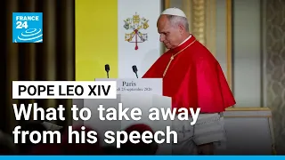 War, AI, secularism, surrogacy: what to take away from the Pope's speech • FRANCE 24 English