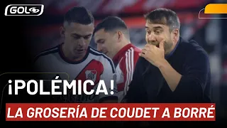 Candente polémica por insulto de Eduardo Coudet a Rafael Santos Borré; qué pasó en Santa Fe vs River