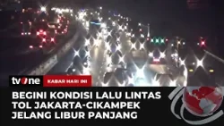 Arus Lalu Lintas di Tol Jakarta-Cikampek Terpantau Padat | Kabar Hari Ini tvOne
