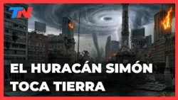HURRICANE SIMON IS MAKING LANDFALL