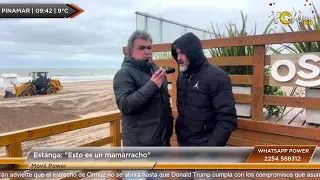 Movimiento de arena por el Enduro del Invierno