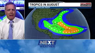 Mid-to-late August marks shift to active tropical season