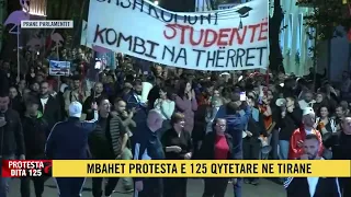 Marshim-protestë në rrugët e Tiranës, qytetarët kërkojnë dorëheqjen e Ramës