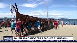 Intertribal canoe journey navigates ancestral highways through Salish Sea