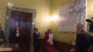 80 Years of the Republic. The De Nicola Hall in the Senate has been inaugurated.
