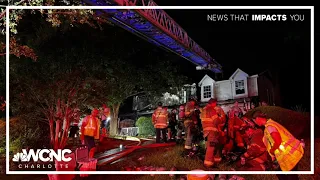 Crews respond to northeast Charlotte house fire