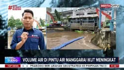Volume Air di Pintu Air Manggarai Naik 60 Centimeter, Tapi Masih Hijau #beritasatu