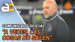 Sampaoli is no longer the Talleres head coach after the draw with Central Córdoba