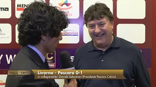Livorno - Pescara 0-1, Sebastiani: "We had a stroke of luck today. I'm not changing my mind about...