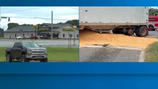 1 dead, 1 injured in Pulaski County after pickup truck hauling animals slams into tractor-trailer