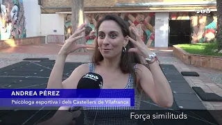 L'ENTREVISTA, Andrea Pérez, psicòloga esportiva i dels Castellers de Vilafranca