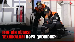FHN-dən XÜSUSİ GÖRÜNTÜLƏR- Ən çətin xilasetmə əməliyyatlarında bu texnikalar işə düşür