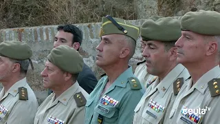 The 115-year legacy of the Regulares, present at the flag-lowering ceremony at El Desnarigado