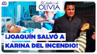 Olivia's Garden | Karina arrives unconscious and Joaquín ends up burned! - Episode 344