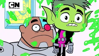 A COMPETITION TO GET THE LAUNDRY DONE | TEEN TITANS GO! | CARTOON NETWORK